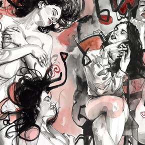 Brandon Boyd, Epine rouges, 2024. Courtesy of Taglialatella Galleries 