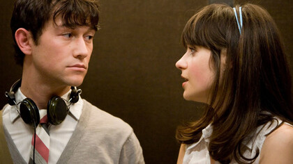 Joseph Gordon-Levitt y Zooey Deschanel en "500 días juntos"