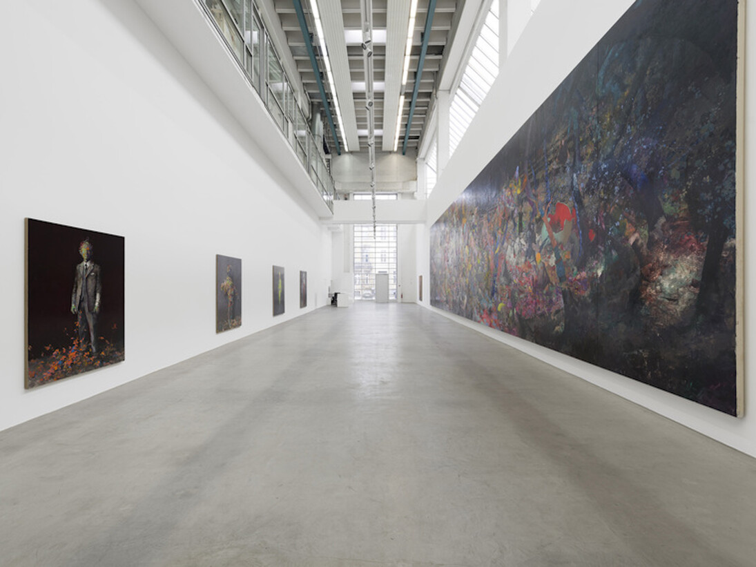 Jonas Burgert, Exhibition view. Courtesy of Blain|Southern