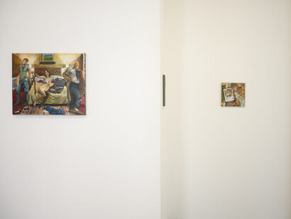 Marcos Carrasquer, Abra su maleta, vue d'exposition. Avec l'aimable autorisation de la Galerie Polaris