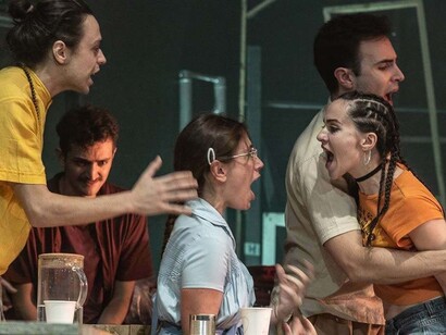 The trials, view of the performance. Courtesy of Teatro Donizetti