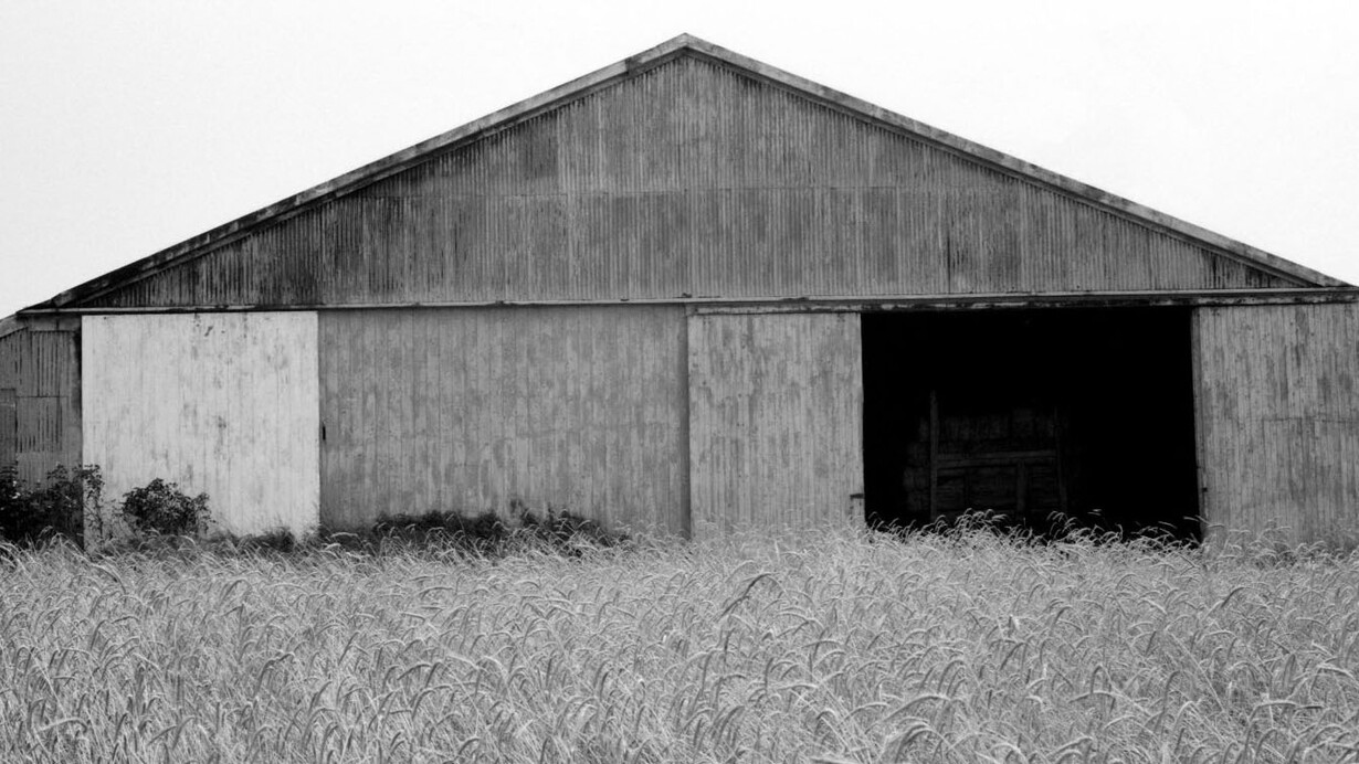 Ellsworth Kelly, Edition of 6, 4 AP Barn, Southampton (detail), 1968. Courtesy of Parrish Art Museum