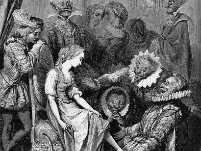 Cenicienta en la versión de Gustave Doré