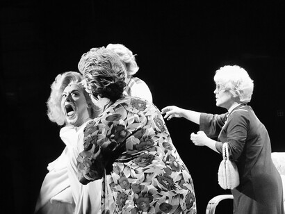 The cast of ‘Golden Girls: The Laughs Continue’ during rehearsals