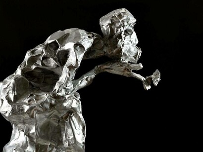 "In Reverie" is one of many sculptures by Dr Gindi, it can be found in the "Finding Ways" series