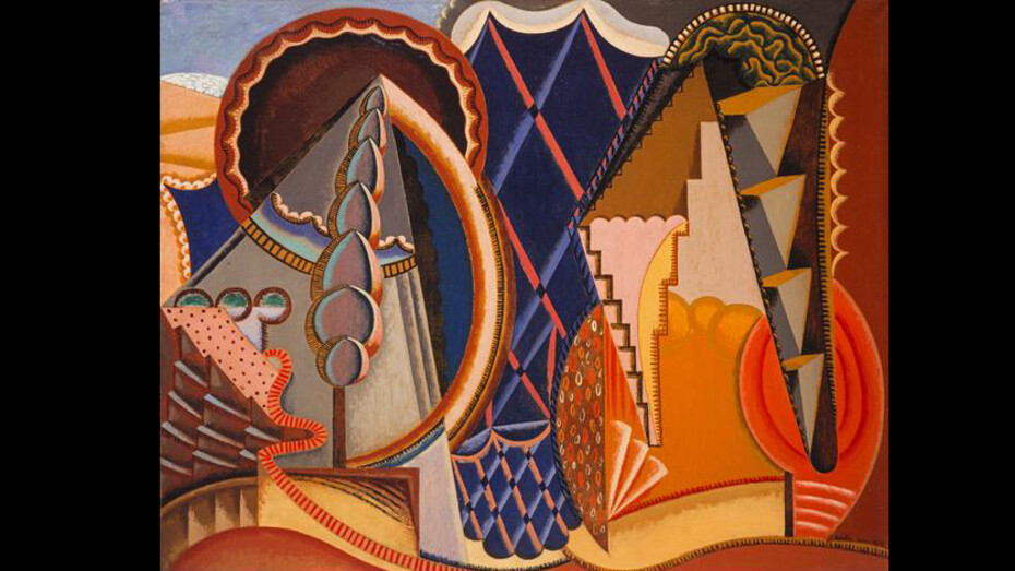 Auguste Herbin
Composition (Paysage à Céret) [Composition (Landscape at Céret)]