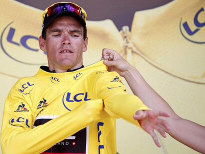 Chris Froome  ancora maglia gialla