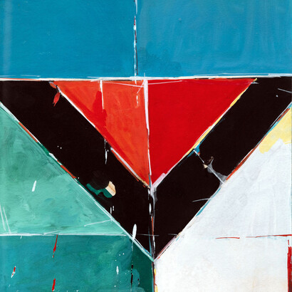Livio Bernasconi, Landscape, 1964, tempera e china su cartone, 22,5 x 24,5 cm, Courtesy: Buchmann Galerie Lugano e l’artista, foto Antonio Maniscalco