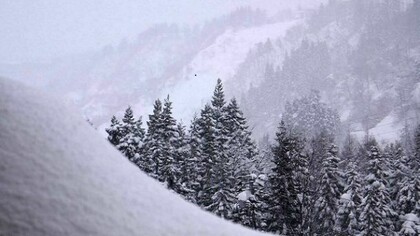 Snow covers practically everything in Yuzawa