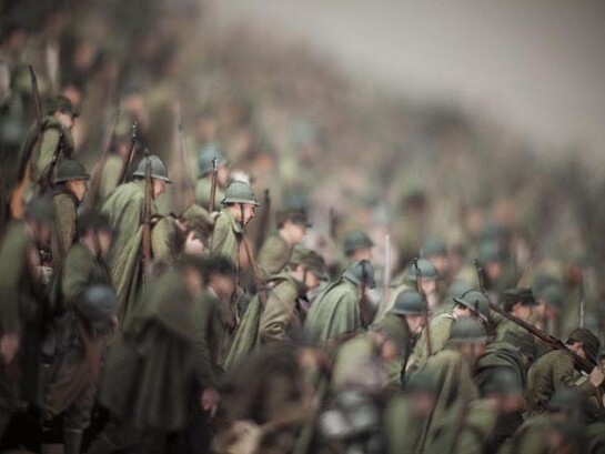 Paolo Ventura, Un reggimento che va sottoterra, 2014, Foto di Jacopo Salvi