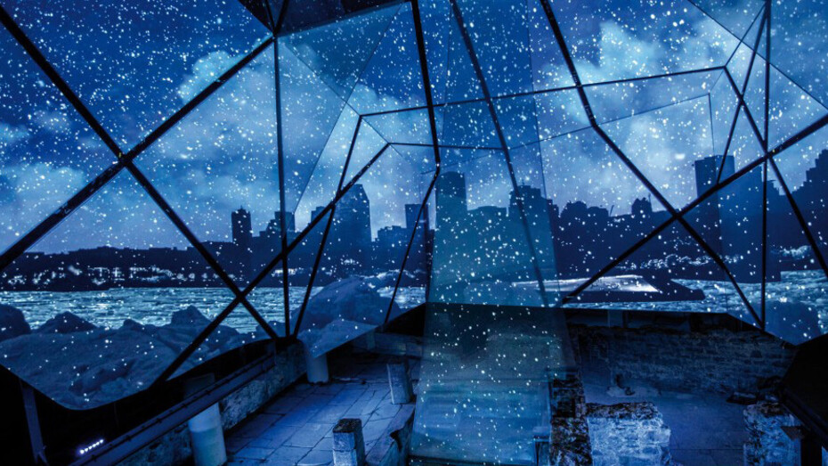 Multimedia Show. Courtesy of Pointe-à-Callière