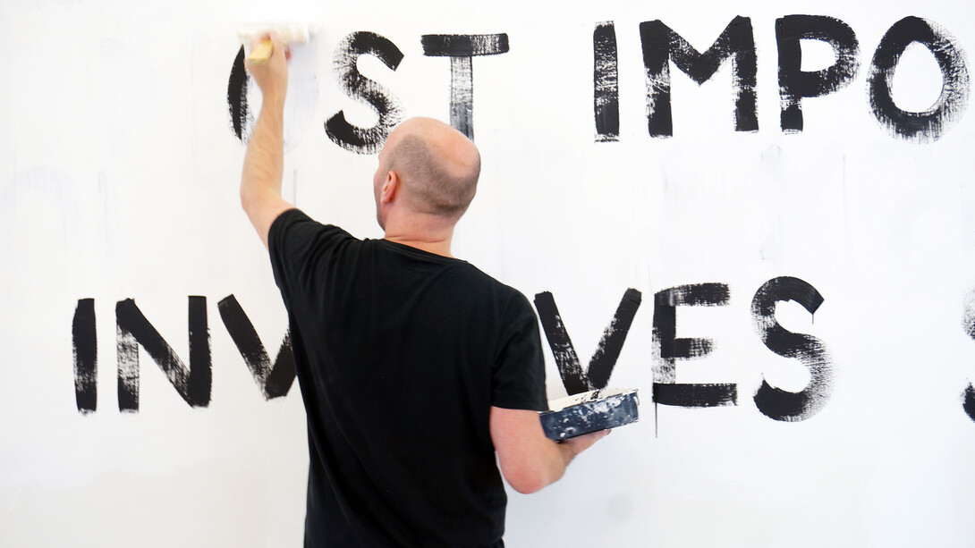 Tim Etchells, Further Provocations, 2016. Part of The Give & Take at TATE Exchange. Installation view. Courtesy of TATE Modern, London, UK.

