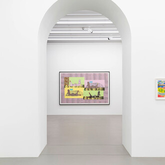 Zeichnungen und drucke (Drawings and prints), exhibition view. Courtesy of Galerie Eva Presenhuber 