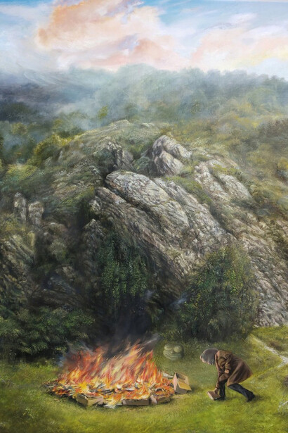 Reazione a catena. Courtesy of Galleria Giovanni Bonelli