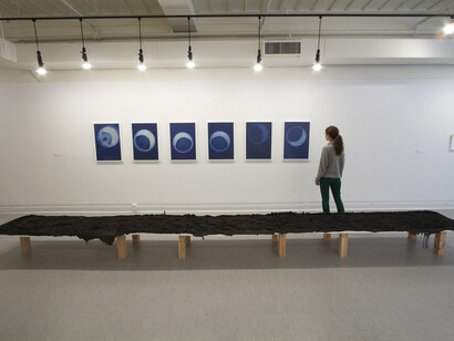 Sarah and Joseph Belknap, Installation view, Moon Skin (5), 2013. Courtesy of the artists.