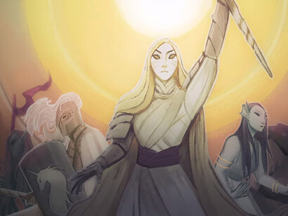 Arte de Amagoia Agirre para Memorias de Idhún