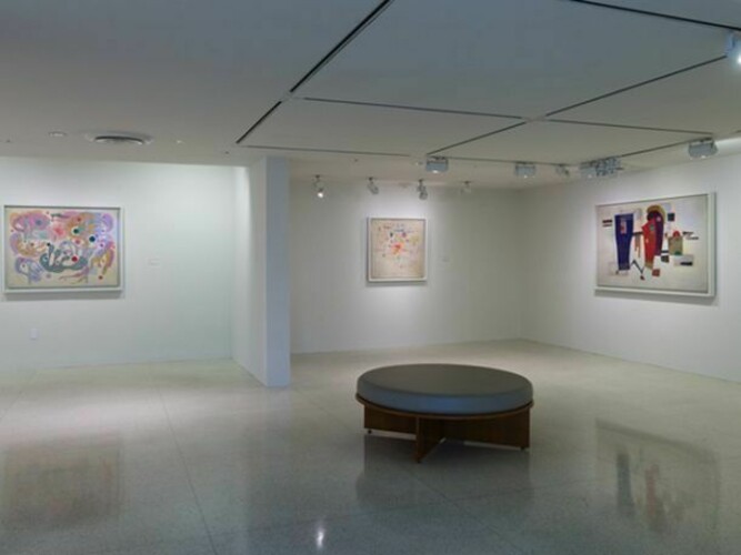 Installation Views, Kandinsky in Paris, 1934–1944, June 28, 2013–April 23, 2014, Solomon R. Guggenheim Museum. Photo: Kristopher McKay