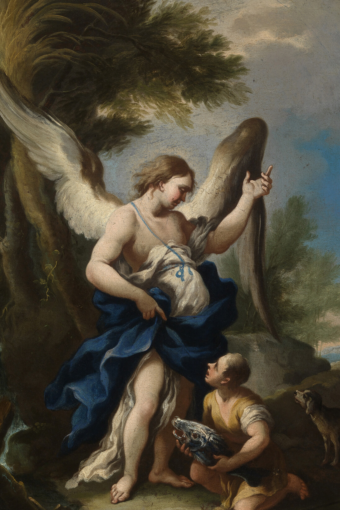 Tobias and the Angel, Neapolitan School, 18th century
