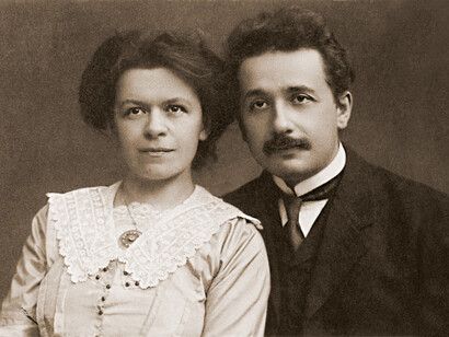 Mileva Marić e Albert Einstein 
