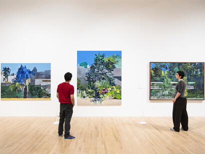 Hurvin Anderson, exhibition view. Courtesy of Tate Britain 