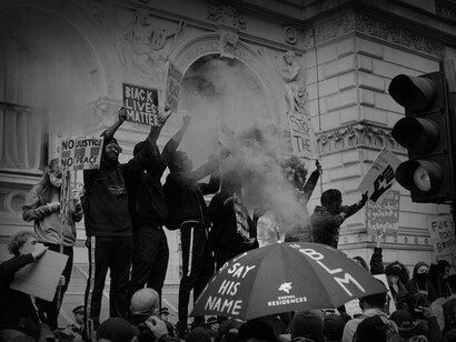 Manifestation London Black Lives Matter pacifique de Vauxhall à Westminster