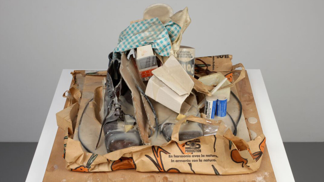 Dieter Roth and Franz West. Courtesy of Hauser & Wirth