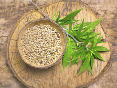 Hemp seeds and leaf: 'hemp' refers to cannabis that contains 0.3 percent or less THC content by dry weight
