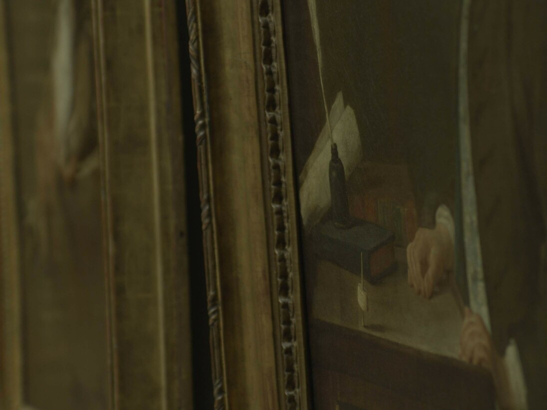 Mark Lewis, Invention au Louvre, 2014. Film HD coul., sil. © Mark Lewis et l’ONF