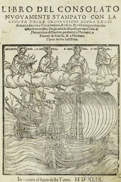 Libro del consolato… con la gionta delle ordinationi sopra legni armati e sicurtà, Venezia 154