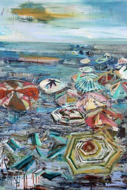 Shurts, Good-Bye, My Fair Weather Friend (2013), oil on canvas, 50x35