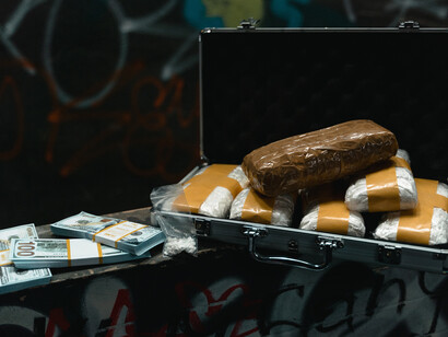 Trafic de drogue. Des petit corps sans vie servent pour passer des sacs de poudre blanche