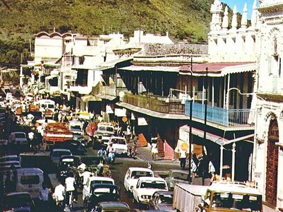 Port Louis, Royal Street e Jummah Mosque, Isole Mauritius, 1979