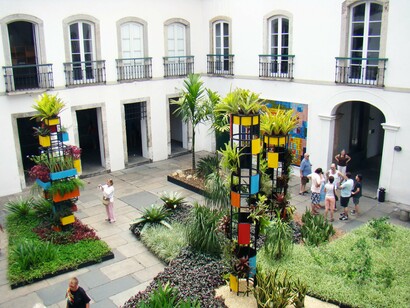 Paço Imperial em 2015, Rio de Janeiro, Brasil. Atualmente, ele abriga exposições de arte contemporânea, apresentações musicais, eventos literários e seminários