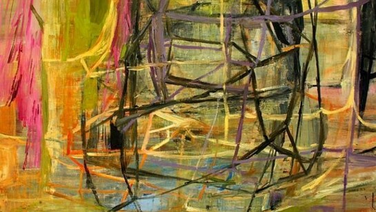 Deborah Dancy, As the World Turns, 2013, MUIR140, oil on canvas, 48 x 60 inches