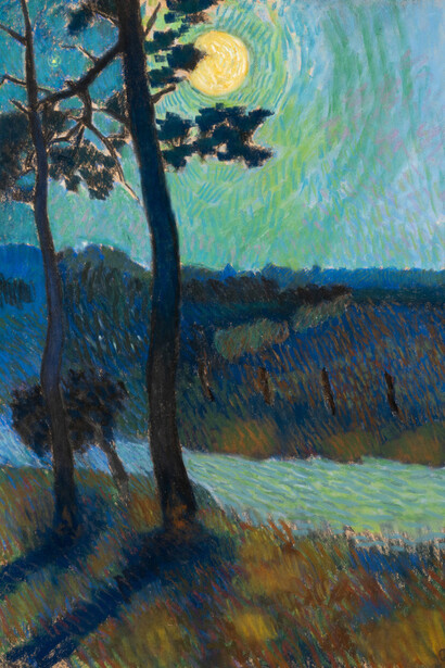 Philippe Smit, Clair de lune, Maartensdijk (detalle), 1916. Cortesía del Musée d’Orsay