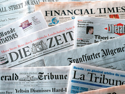 Conjunto de diarios internacionales