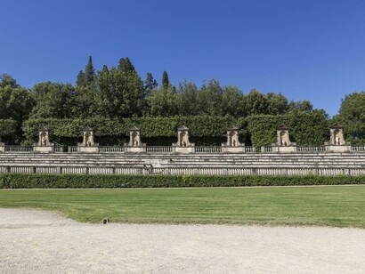 Firenze, Il Giardino di Boboli, Niccolò Pericoli, detto il Tribolo e Giulio Parigi, Anfiteatro