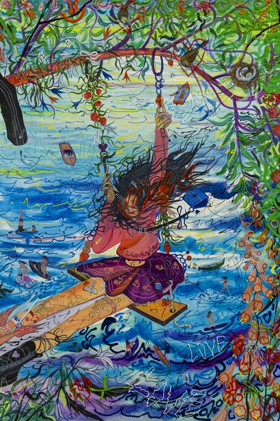 Vladimir Kartashov, Irreversible ease of the end (detail), 2024