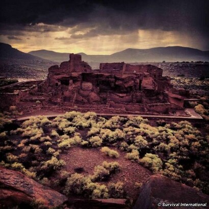 Il Wupatki National Monument vicino a Flagstaff, Arizona © Jean-Patrick Razon/Survival.  