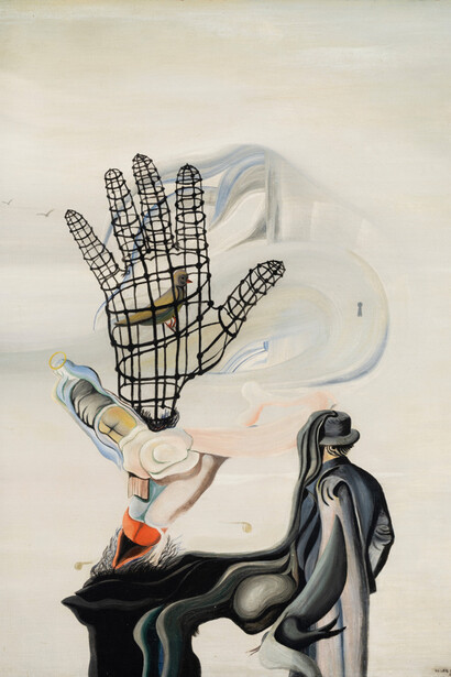 Óscar Domínguez, El cazador (detail), 1933. Courtesy of Museo de Bellas Artes de Bilbao