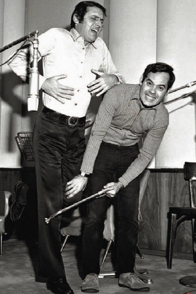 Renzo Arbore e Gianni Boncompagni. Bandiera Gialla