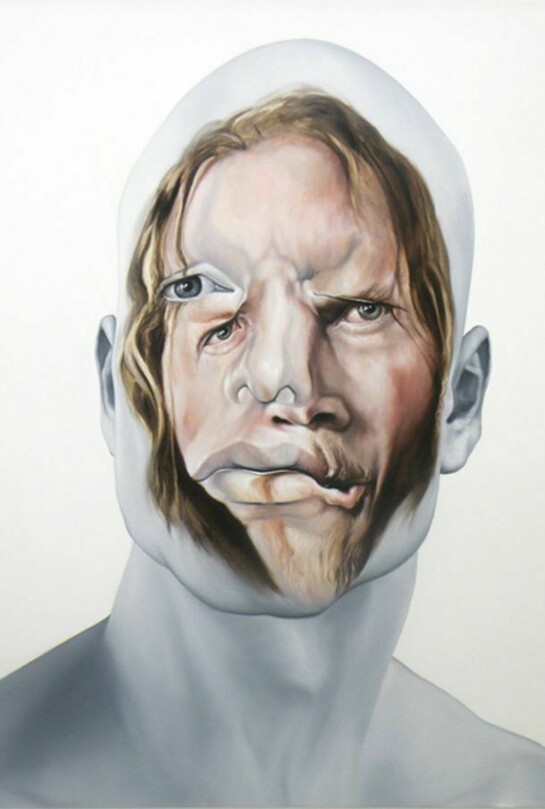 Face FS153 G De La Haba, 2013, 78 ¾ x 57 inches, 200 x 145 cm - oil on canvas