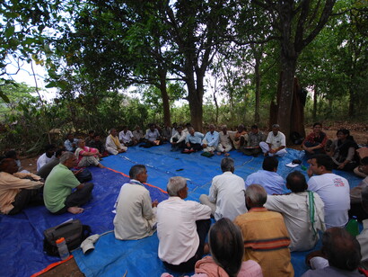 Village assembly in Odisha (India) - processes of deliberation are crucial to radical democracy @ Ashish Kothari