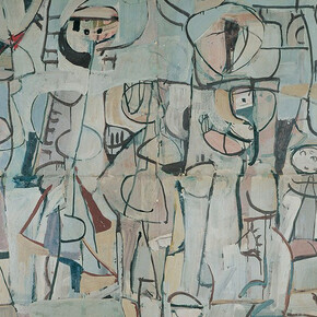 Birds of passage, artwork in exhibition. Courtesy of Queensland Art Gallery