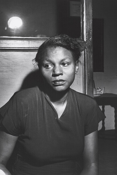 Marion Palfi, Josie Hill, Wife of a Lynch Victim, Irwinton, Georgia, 1949. Gelatin silver print. Center for Creative Photography, University of Arizona: Marion Palfi  Archive/Gift of the Menninger Foundation and Martin Magner. © Center for Creative Photography, Arizona Board of Regents