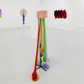 Installation view: Sali Muller - Élle de Bernardini - Hiva Alizadeh   
Courtesy of The Flat
