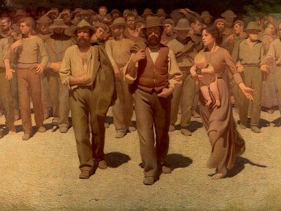 «El Cuarto Estado» (1901), Giuseppe Pellizza da Volpedo