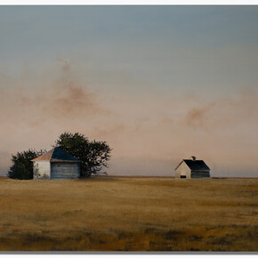 Michael Gregory, Minowi, 2023. Oil on canvas on panel, 52 x 60 inches. Courtesy of the artist and Berggruen Gallery