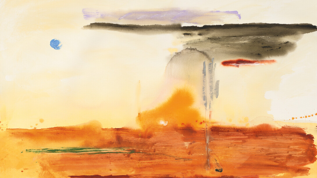 Helen Frankenthaler, New Mexico, 1995. Per gentile concessione della Galleria Gagosian