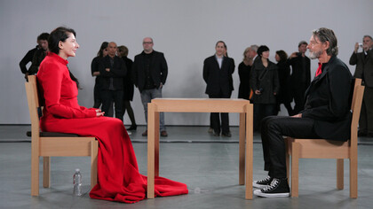 Marina Abramovic - The Artist is Present - Courtesy Marina Abramovic and Sean Kelly Gallery, NY